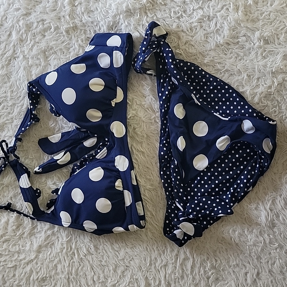 Polka-dot bikini
